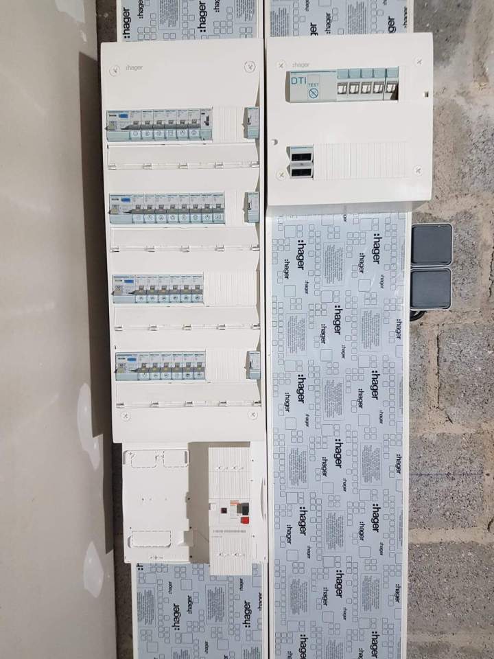 Installation de réseau électrique pour construction neuve Dieppe
